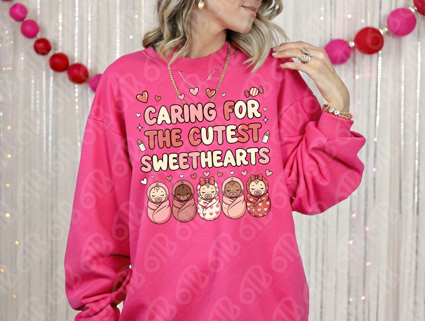 Caring for the cutest Sweethearts DTF Transfer
