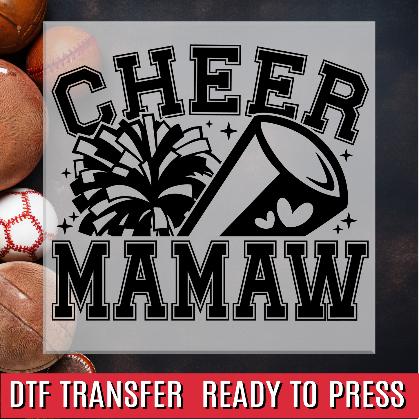 Cheer Mamaw DTF Transfer