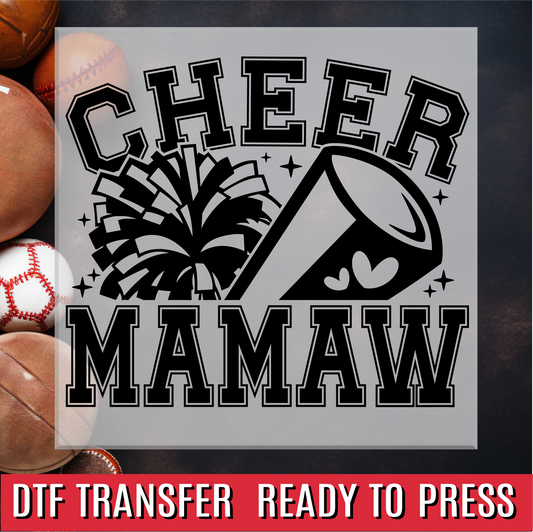 Cheer Mamaw DTF Transfer