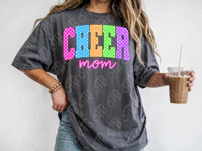 Cheer Mom neon DTF Transfer