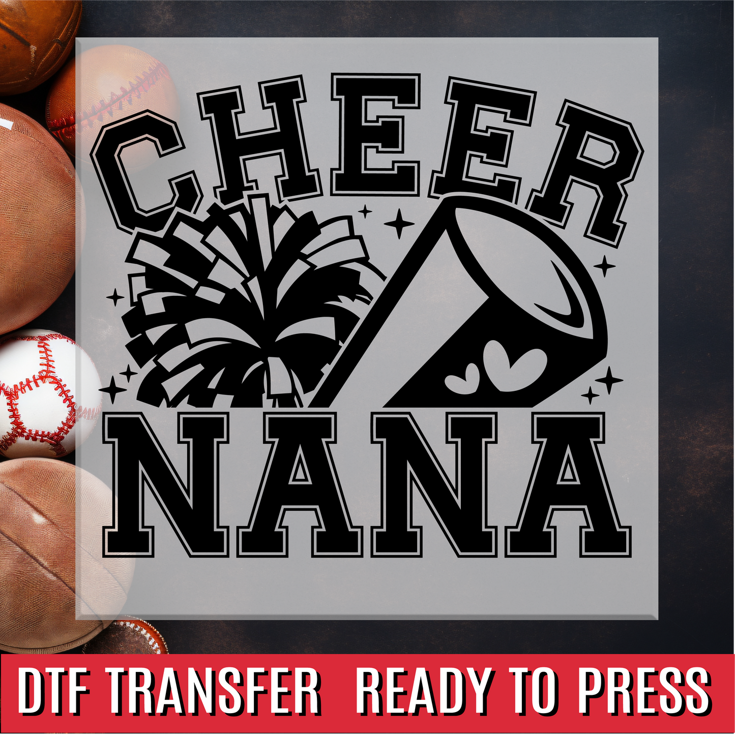 Cheer Nana DTF Transfer