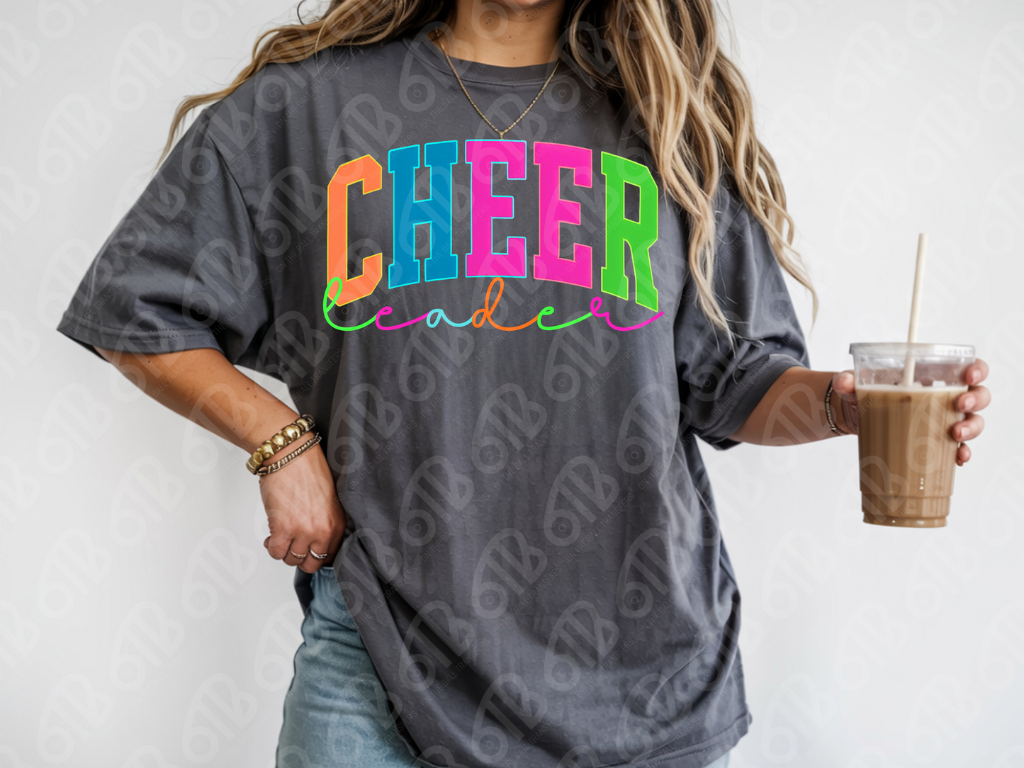 Cheerleader Neon DTF Transfer