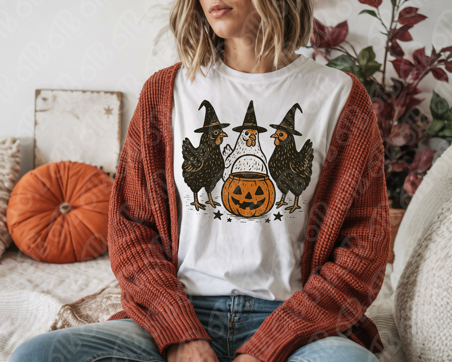 Chicken Witches DTF Transfer