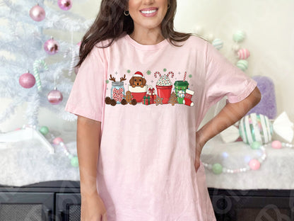 Dachshund Christmas Treats DTF Transfer