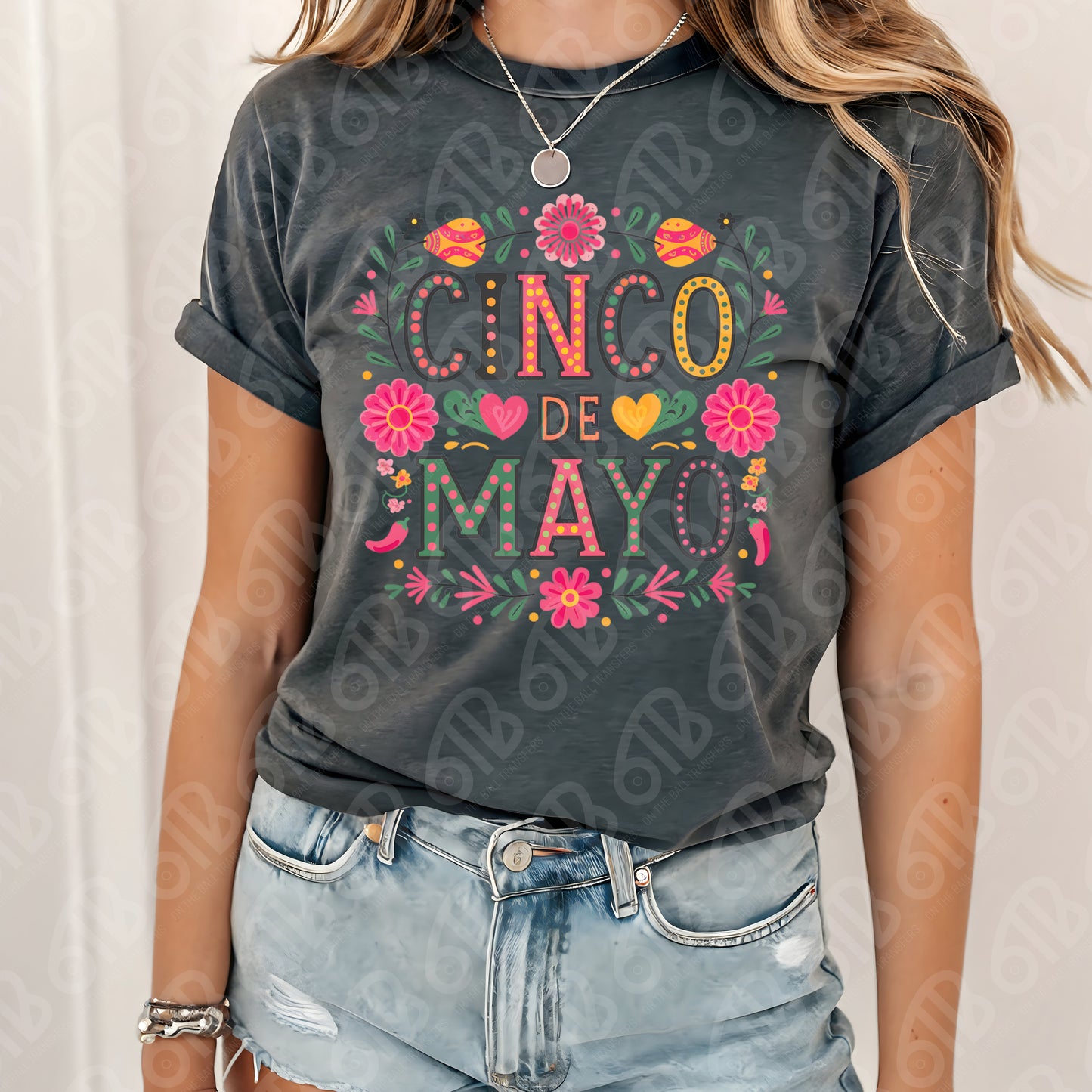 Cinco de Mayo Floral DTF Transfer