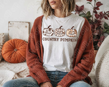 Country Pumpkin DTF Transfer