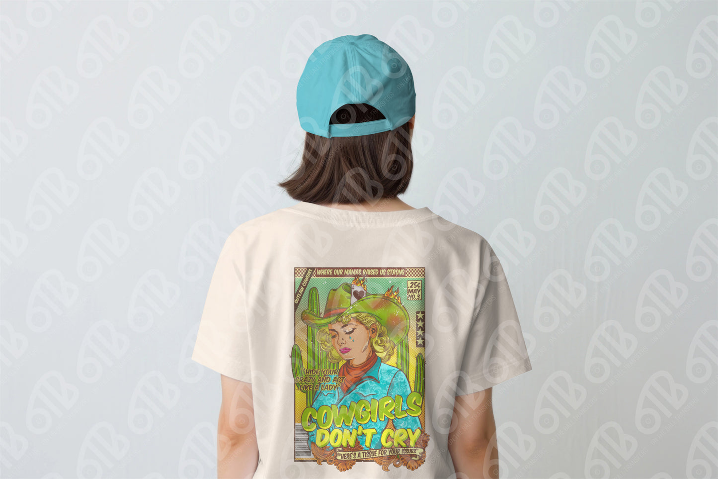 Cowgirls Don't Cry Set Sublimation Transfers
