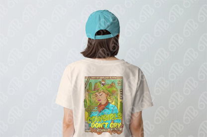 Cowgirls Don't Cry Set Sublimation Transfers