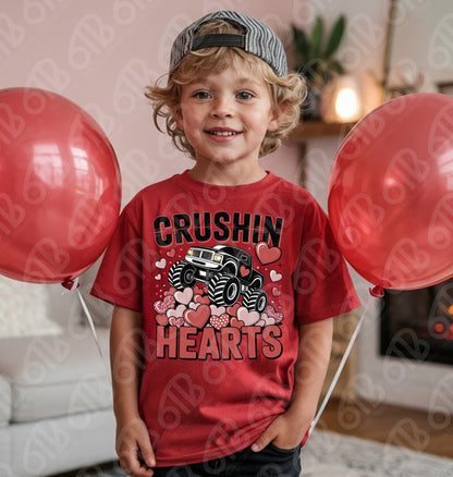 Crushin' Hearts DTF Transfer