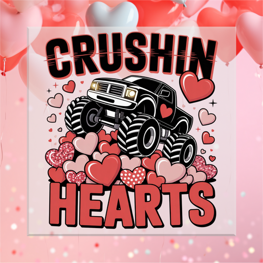 Crushin' Hearts DTF Transfer