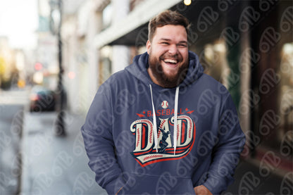 Baseball Dad Script DTF Transfer