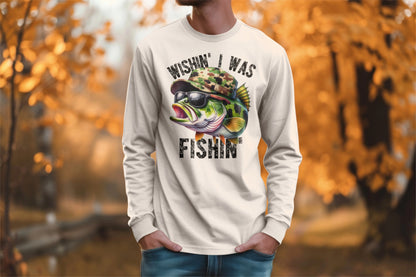 Wishin' I Was Fishin' DTF Transfer