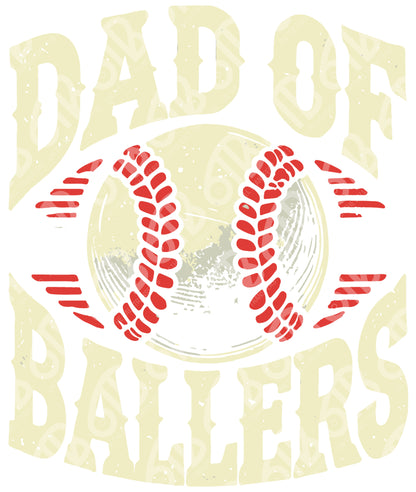 Dad of Ballers DTF Transfer