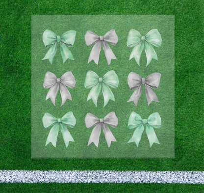 Green Grey Coquette Sublimation Transfers
