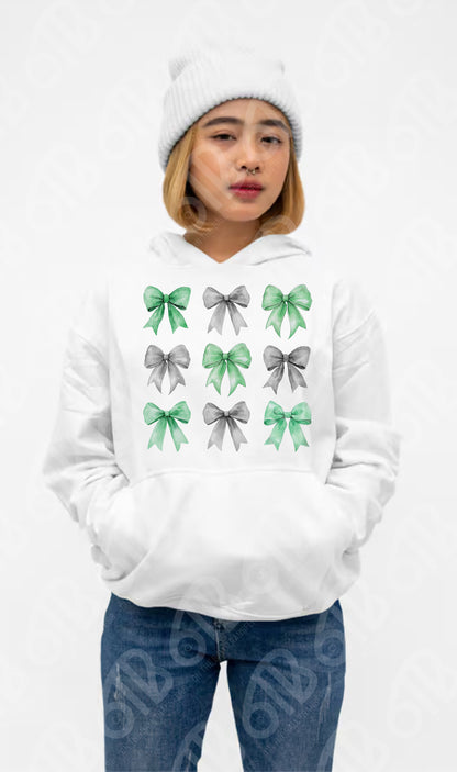 Green Grey Coquette Sublimation Transfers