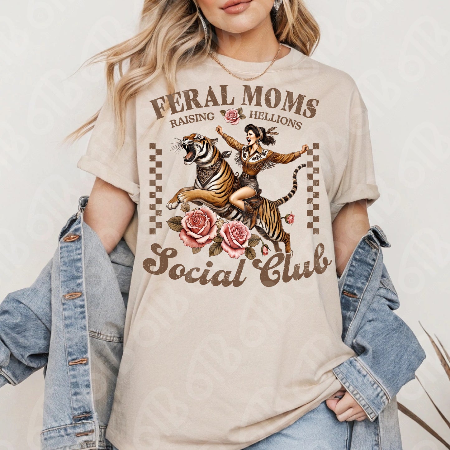Feral Moms Social Club DTF Transfer