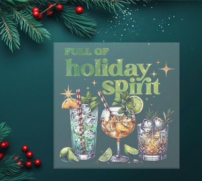Holiday Spirit DTF Transfer