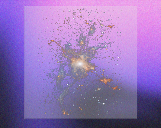 Astronaut / Galaxy Sublimation Transfer