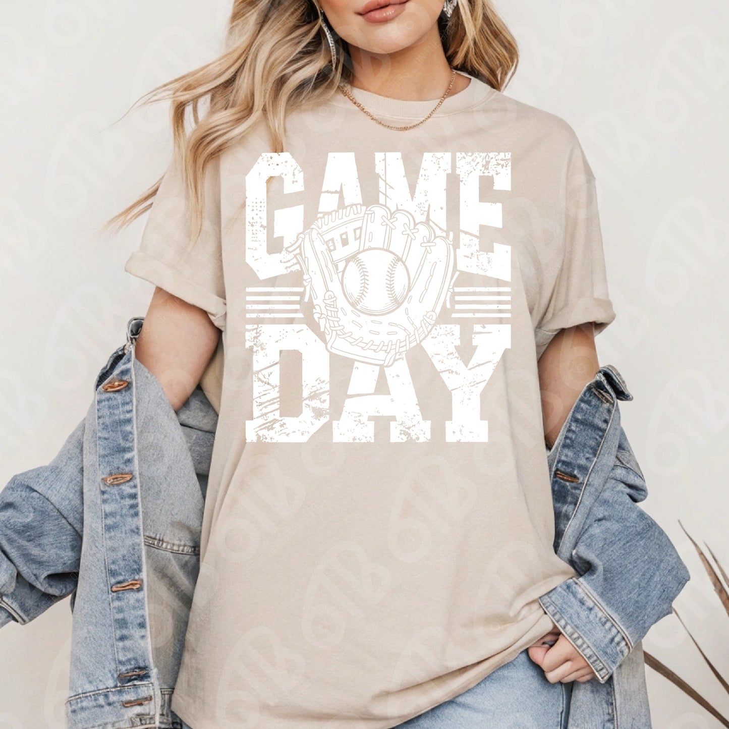 Game Day Baseball Vintage DTF Transfer
