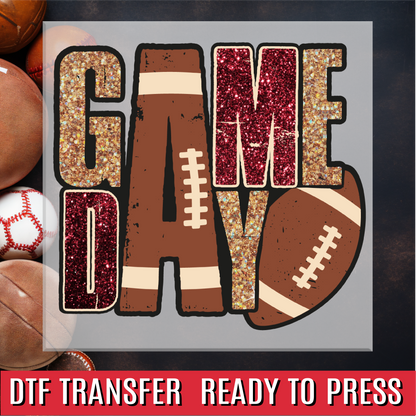 Game Day Football DTF Transfer