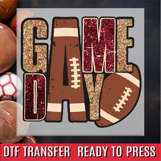 Game Day Football DTF Transfer