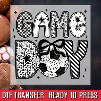 Game Day Soccer DTF Transfer