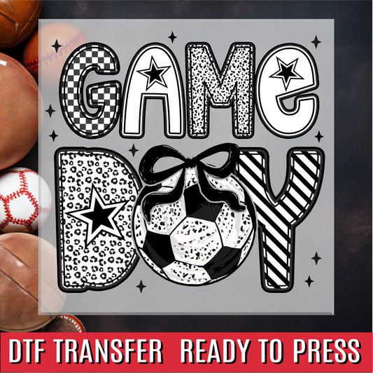 Game Day Soccer DTF Transfer