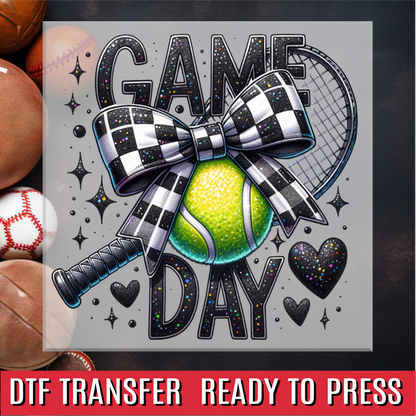Game Day Tennis DTF Transfer