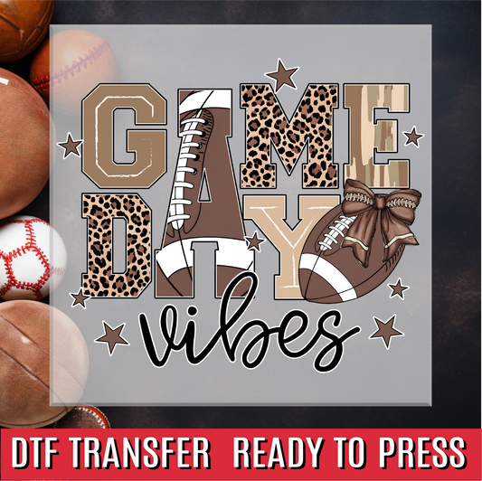 Game Day Vibes DTF Transfer
