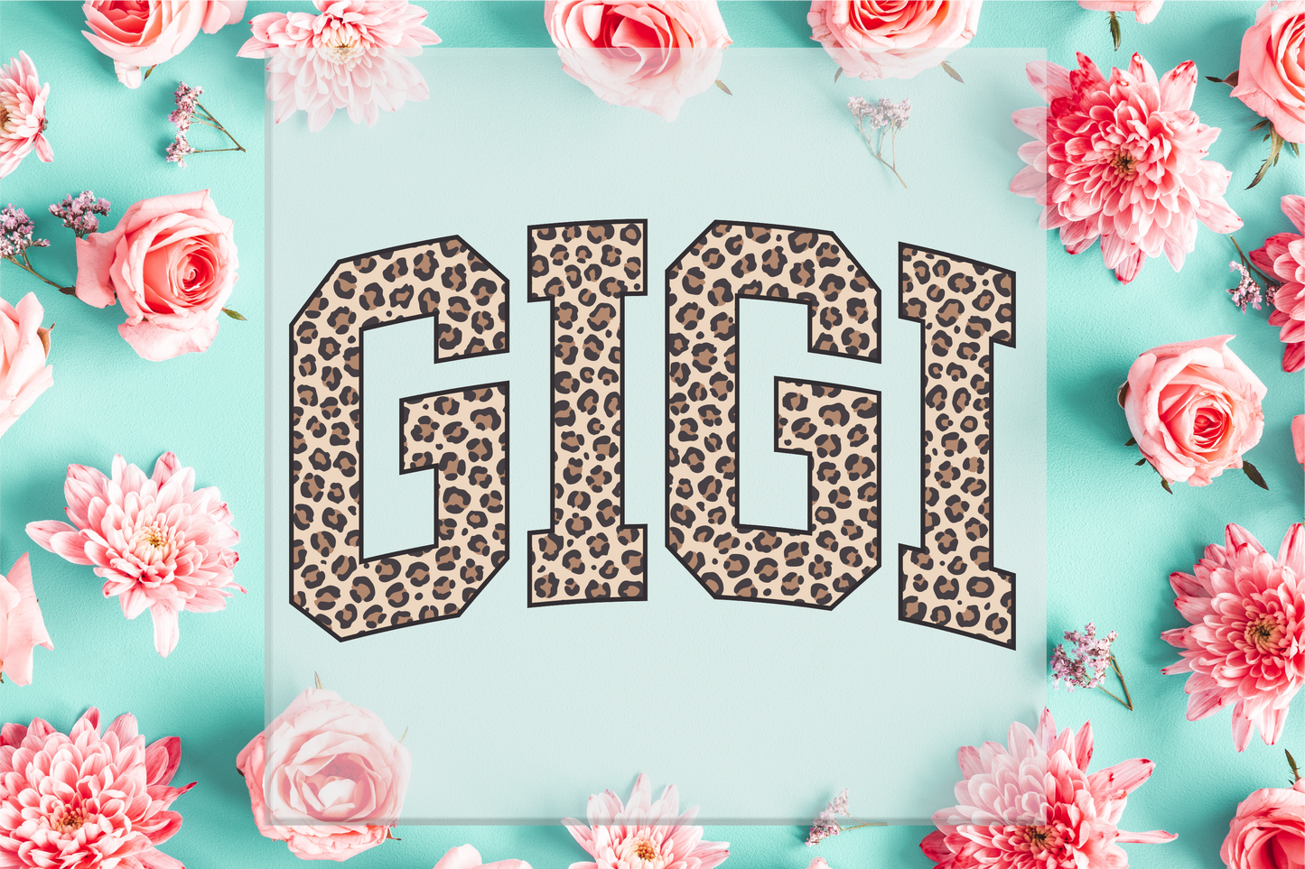 Gigi Leopard print DTF Transfer
