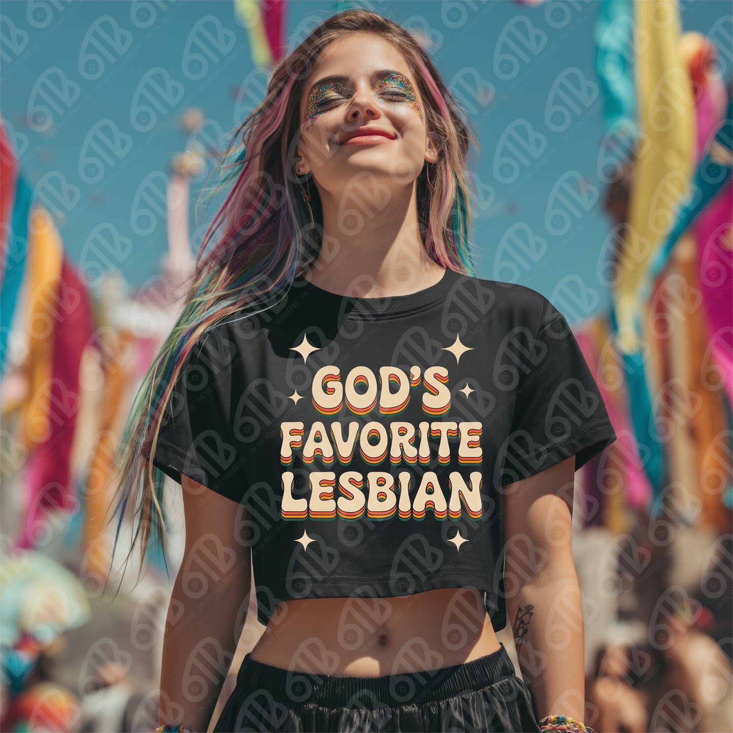God's Favorite Lesbian DTF Transfer