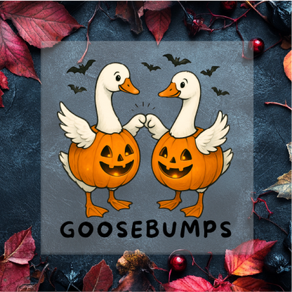 Goose Bumps Pumpkins DTF Transfer