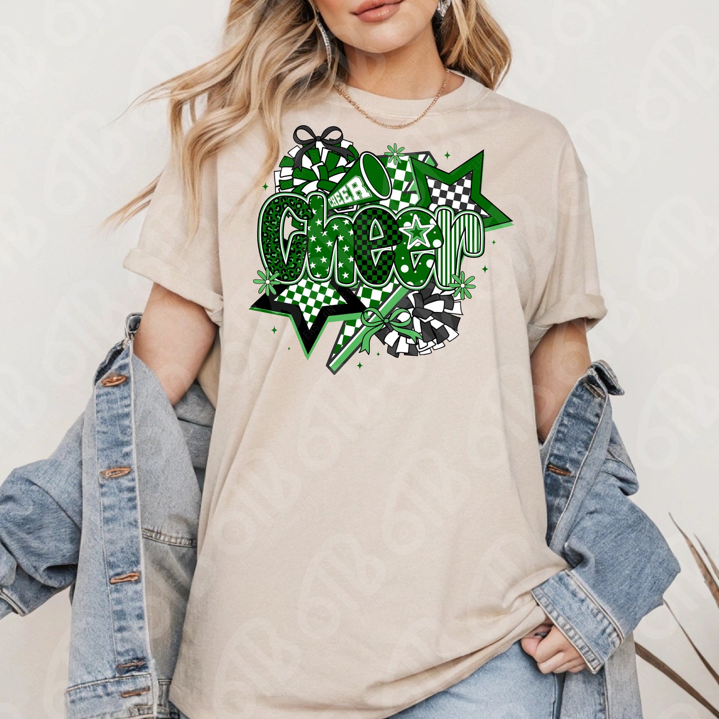 Cheer Coquette Preppy Collage DTF Transfer