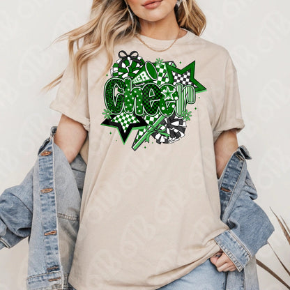 Cheer Coquette Preppy Collage DTF Transfer