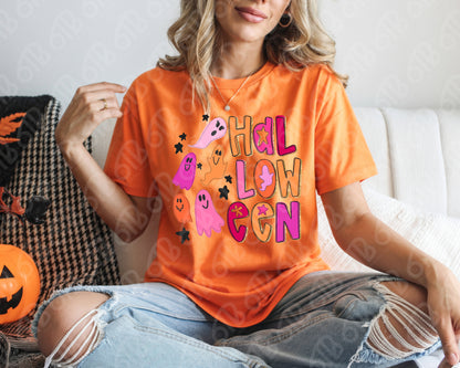 Halloween Ghost Preppy DTF Transfer
