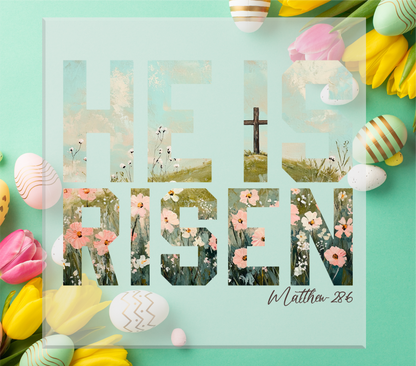 He is Risen DTF Transfer