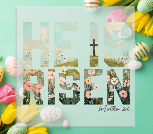 He is Risen DTF Transfer