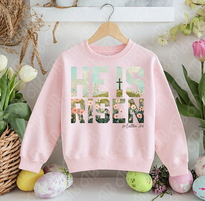 He is Risen DTF Transfer