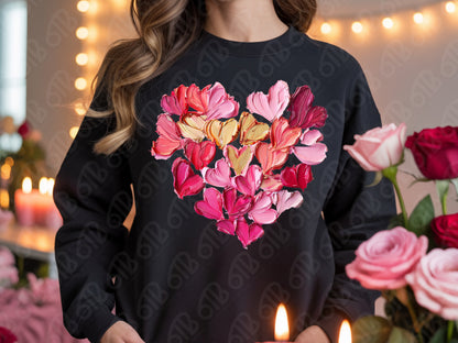 Heart Brushstroke DTF Transfer