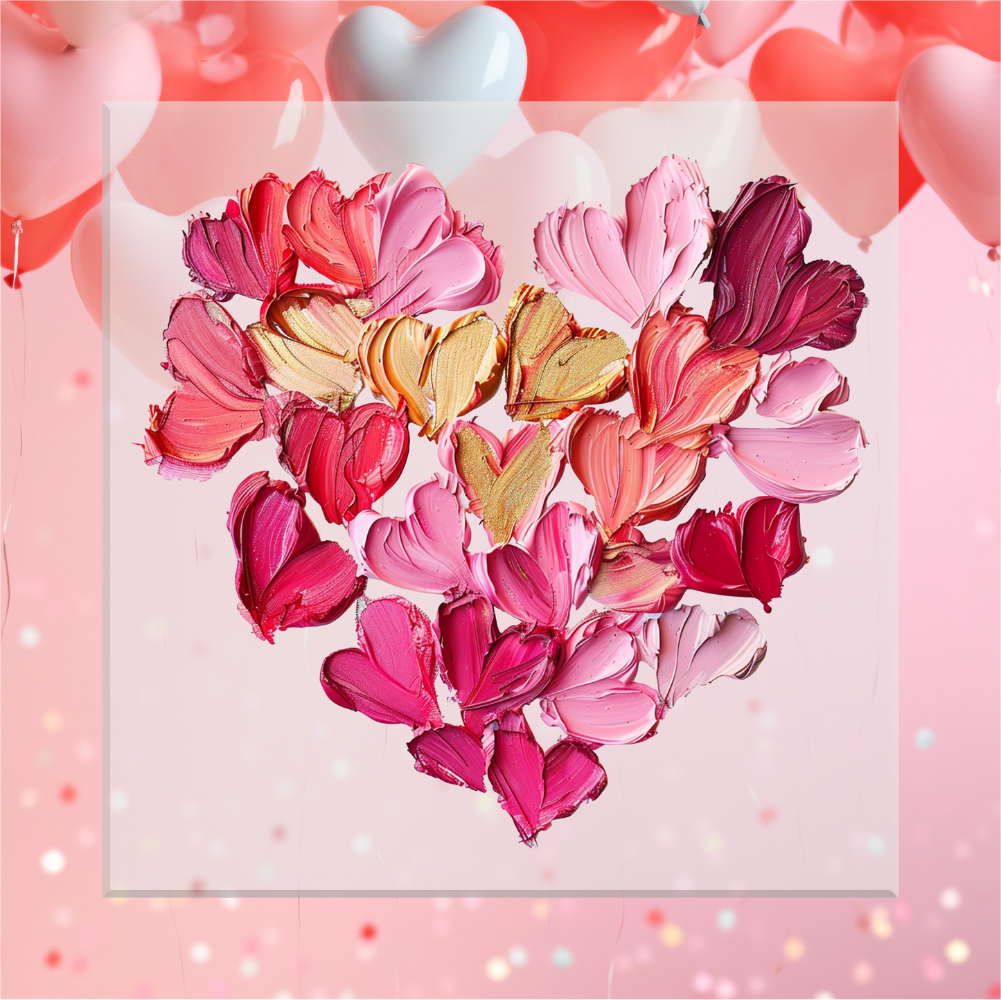 Heart Brushstroke DTF Transfer