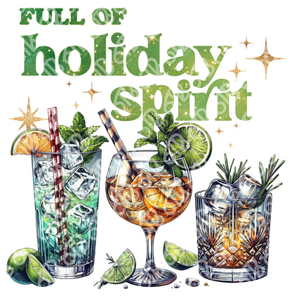 Holiday Spirit DTF Transfer