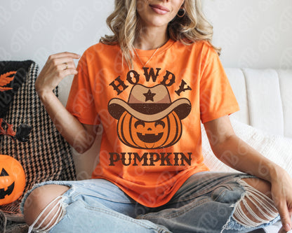 Howdy Pumpkin DTF Transfer