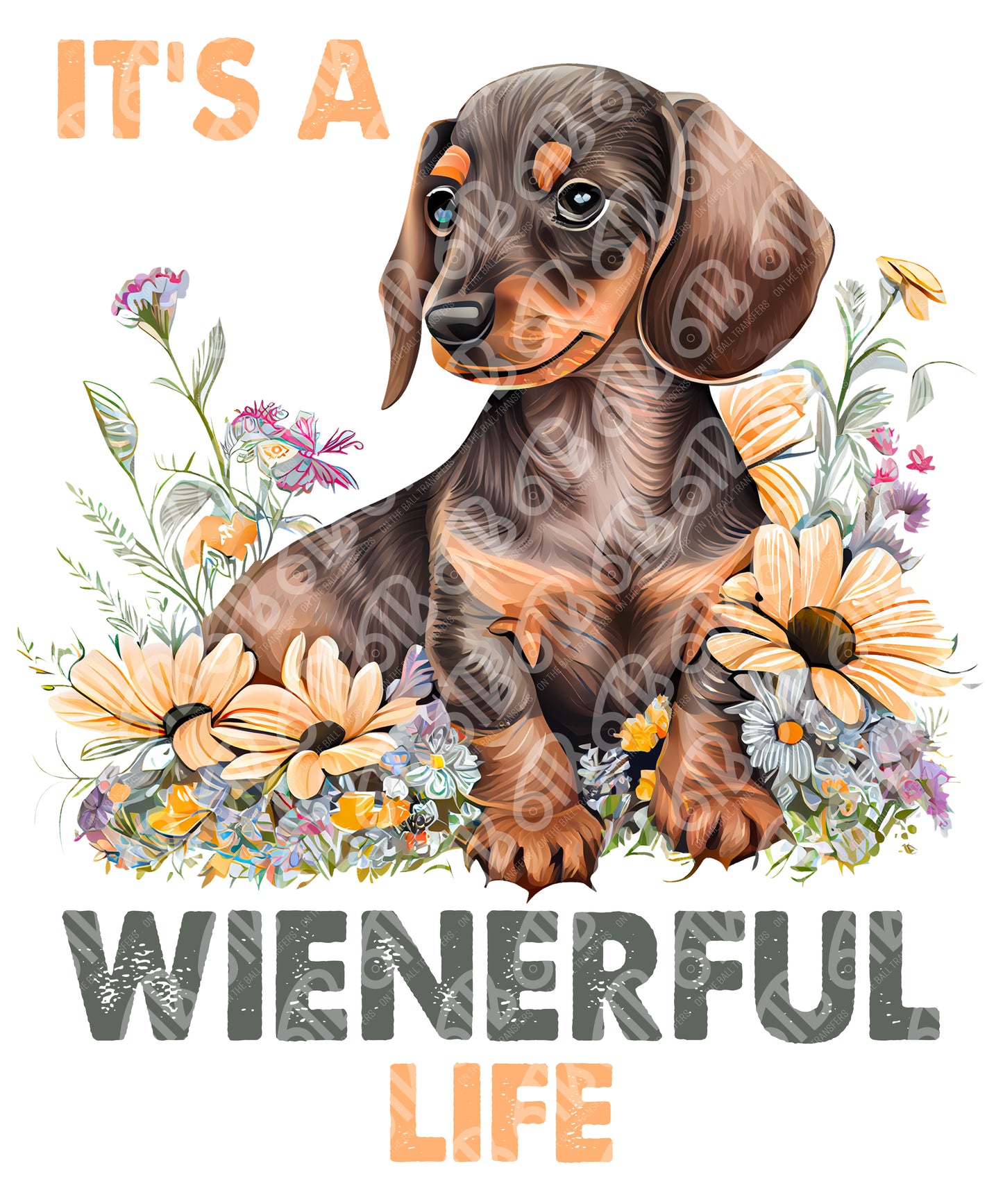 It's A Wienerful Life DTF Transfer