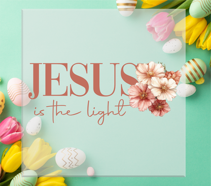 Jesus is the Light DTF Transfer