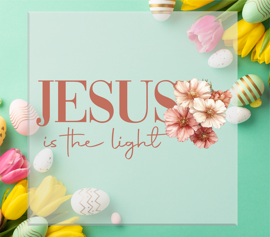 Jesus is the Light DTF Transfer