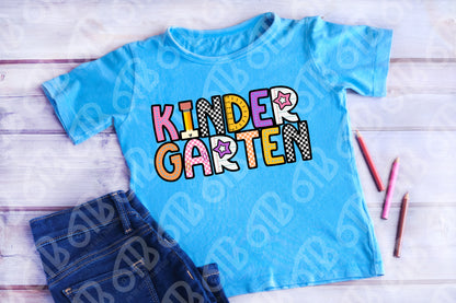 Cute Kindergarten DTF Transfer