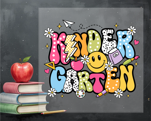 Retro Kindergarten DTF Transfer