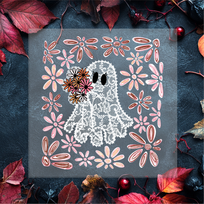 Lace Ghost DTF Transfer