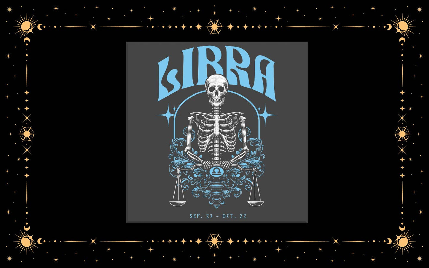 Libra Skeleton Sublimation Transfers