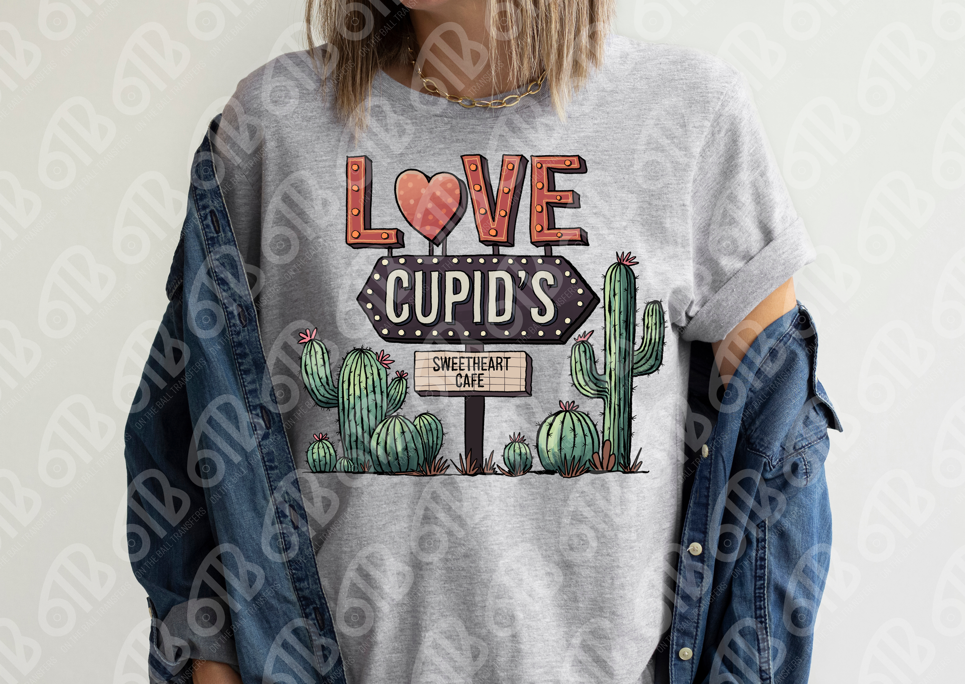 Cupid Motel DTF Transfer , DTF Print , shirt mockup